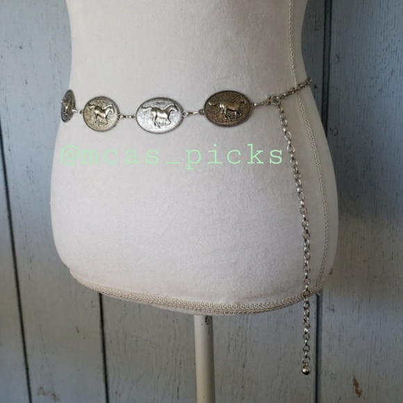 Concho Horse Belt Western Belt Cowgirl Belt Rodeo Belt Cinto Vaquero Rodeo Belt - Picture 5 of 15